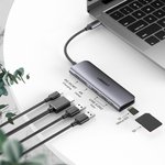 Разветвитель USB UGREEN 6 в 1 , HDMI, 2 x USB 3.0, SD/TF, PD (70411)