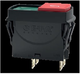 3120-N32F-H7T1-SGRD-10A, Thermal Circuit Breaker - 3120-N 2 Pole 50 V DC, 240 V AC Voltage Rating, 10A Current Rating
