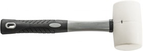 Молоток резиновый, 55 мм, ручка 2К, белый 2028-900055