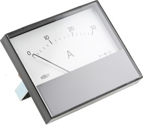 Фото 1/3 R68M-30A-001, R68M Analogue Panel Ammeter 30A DC, 63.5mm x 62.5mm, ±8 % Moving Magnet