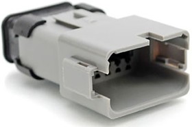 Фото 1/5 AT04-12PA-SRGRY, Conn Housing RCP 12 POS Crimp ST Cable Mount Gray Automotive