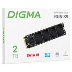 Накопитель SSD Digma SATA-III 2TB DGSR1002TS93T Run S9 M.2 2280