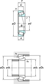 JLM10494810, Подшипник ступ.пер.внутр.\ Toyota 4 Ranner all 86-97