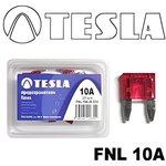 FNL 10A.10, Предохранитель плоский mini 10A с индикатором LED, (уп. 10 шт) (Tesla)
