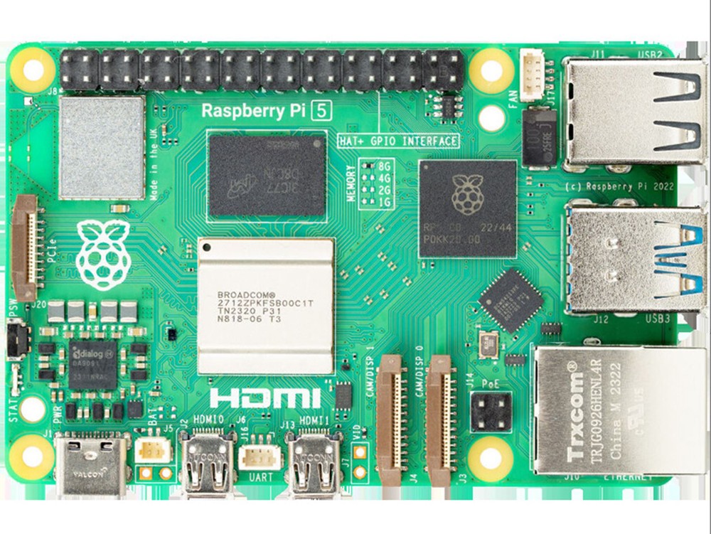 【新品】Raspberry Pi5 RAM 4GB ＋microSD 64GB Raspberry Pi 5 4GB RAM, Одноплатный компьютер на базе 4-ядерного