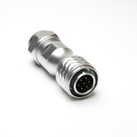 Circular Connector, 7 Contacts, Cable Mount, M16 Connector, Plug, Male, IP67