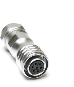 Circular Connector, 7 Contacts, Cable Mount, M16 Connector, Socket, Female, IP67