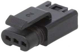 Фото 1/4 FLH-S21-00, FLH SERIES, MINI SEALED 2.5MM PITCH SOCKET CONNECTOR, 2 CONTACTS, ROHS COMPLIANT 97AC9034
