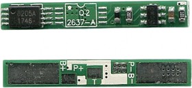 Контроллер заряда-разряда (PCM) для Li-Pol, Li-Ion батареи 3,7В 28x4mm 3pin | купить в розницу и оптом