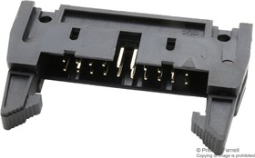 Фото 1/2 MC-254-20-SL-RA-DIP, Pin Header, угловой, Wire-to-Board, 2.54 мм, 2 ряд(-ов), 20 контакт(-ов), Through Hole Right Angle
