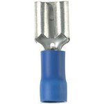 DVF14-250-C, Quick Disconnect Terminal 14-16AWG Brass Blue F 20.6mm Tin Bottle