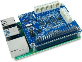 Фото 1/2 6069-410-000, MCC 118 DAQ HAT for Raspberry Pi, Voltage Measurements, 8-Channels, 12-Bit, 100kS/s