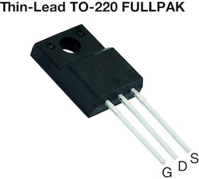 Фото 1/2 N-Channel MOSFET, 7.5 A, 800 V, 3-Pin TO-220 FP SIHA21N80AE-GE3