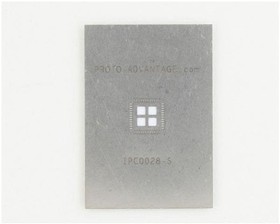 IPC0028-S, Sockets & Adapters QFN-48 Stainless Steel Stencil