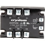 D53TP25D, Solid State Relay, 25 A rms Load, Panel Mount, 530 V rms Load ...