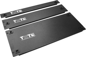 19" металлическая фальш-панель 1U быстросъемная черная TWT-DC-TLMFP-1U