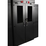 Распашная дверь коридора 1200мм для шкафов DCS 42U key-card замок LAN-DC-HDRML-42Ux12