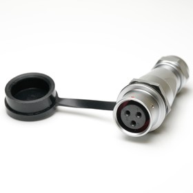 Circular Connector, 3 Contacts, Cable Mount, M16 Connector, Socket, Female, IP67