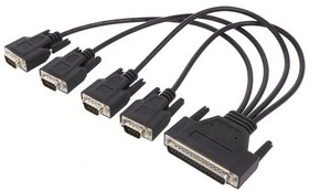 Фото 1/2 OPT4A-AE, D-Sub Cables 30cm Male DB-37 to 4x Male DB9 Cable