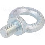 SZU22, Рым-болт, M22x36, DIN 580, Головка с петлей, нет, сталь, цинк, 50мм
