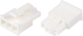 Фото 1/2 WR-MPC4 Female Connector Housing, 4.2mm Pitch, 3 Way, 1 Row