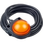 LH1D-D2HQ4C30A, LED Indicator, Cable, 3 m, Fixed, Orange, AC / DC, 24V