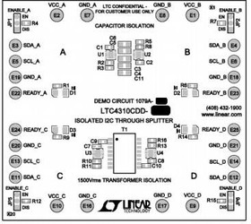 DC1079A-B, Interface Development Tools LTC4310-2 (400kHz) I2C Isolator