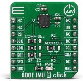 MIKROE-4044, Multiple Function Sensor Development Tools TDK InvenSenseICM-20689