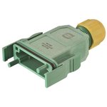 09140010430, Heavy Duty Power Connectors HAN GND HOOD 7.5-14mm Cable OD