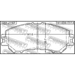 0201-J11EF, Колодки тормозные передние комплект