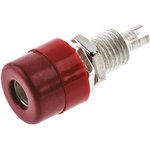 930176101, Red Female Banana Socket, 4 mm Connector, Solder Termination, 32A ...