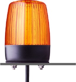 860511405, PFH Series Amber Multi Strobe Beacon, 24 V ac/dc, Base Mount, LED Bulb, IP67, IP69