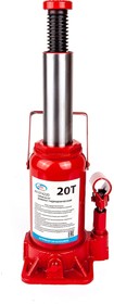 Гидравлический бутылочный домкрат 20 т в коробке /красный/ AV-074220