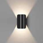 Светодиодный настенный светильник 6 Вт черный 3000 к GW-A108-6-BL-WW