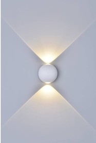 Фото 1/5 Светодиодный настенный светильник 6 Вт белый 3000 к GW-A161-2-6-WH-WW