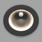 Светодиодный настенный светильник 3w, черный, 3000К GW-R806-3-BL-WW
