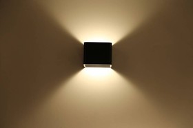 Фото 1/4 Светодиодный настенный светильник 5 вт, черный матовый, ip33, 4000 к GW-9201A-5-BL-NW