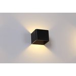 Светодиодный настенный светильник 5 вт, черный матовый, ip33, 4000 к GW-9201A-5-BL-NW