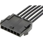 214751-1081, Rectangular Cable Assemblies Micro-Fit 3.0 SR R-S 8CKT 150 MM Sn