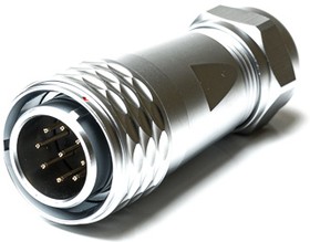 Circular Connector, 9 Contacts, Cable Mount, M20 Connector, Plug, Male, IP67