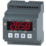 K85P-LCRR, Модуль: регулятор, температура, SPDT, OUT 2: SPDT, DIN, 250ВAC/8А