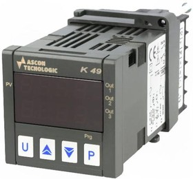Фото 1/2 K49P-HCRR, Модуль: регулятор, температура, SPST-NO, OUT 2: SPST-NO, на панель