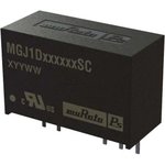 MGJ1D052005SC, Isolated DC/DC Converters - Through Hole DC/DC 1W TH 5-20/5V 5.2KV SIP