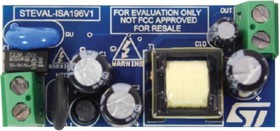 Фото 1/4 STEVAL-ISA196V1, Evaluation Board, VIPer114LS High Voltage Buck Converter, Off-Line, 5V, 1.2A Output