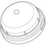1-2329013-1, LED Lighting Lenses LUMAWISE End S,40mm dome,clear,low