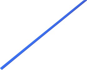 Фото 1/4 20-1505, Трубка термоусаживаемая ТУТ нг 1,5/0,75мм, синяя, упаковка 50 шт. по 1м