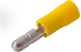 Фото 1/8 08-0531, Разъем штекерный изолированный штекер 5 мм 4-6 мм² (РШи-п 6.0-5/РшИп5.5-4) желтый
