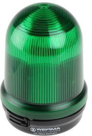Фото 1/4 826.200.00, BM 826 Series Green Steady Beacon, 12 240 V ac/dc, Surface Mount, Incandescent Bulb, IP65