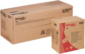 Фото 1/6 8295, WypAll Blue Cloths for General Cleaning, Dry Use, Box of 80, 426 x 212mm, Repeat Use