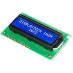 162H CC BC-3LP 162H Alphanumeric LCD Display, White on, 2 Rows by 16 Characters ...